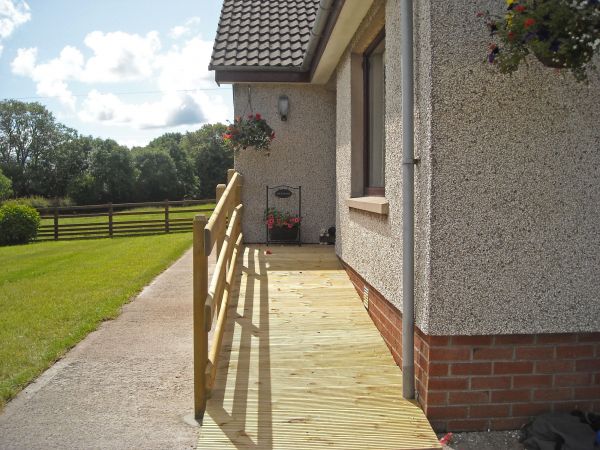 Hardwood Ramp Installation in Salem